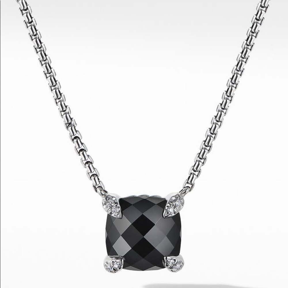 David Yurman Chatelaine Pendant Necklace with Diamonds